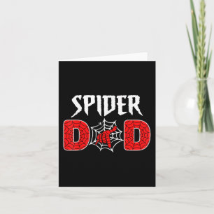 Carte Homme Spider Web Papa Fête des pères Cool Papa