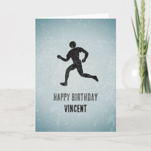 Carte Homme sportif et homme sportif - Homme de course