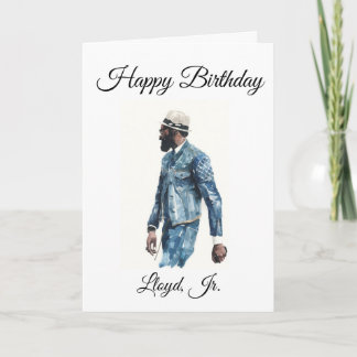 Carte Hommes afro-américains - Anniversaire