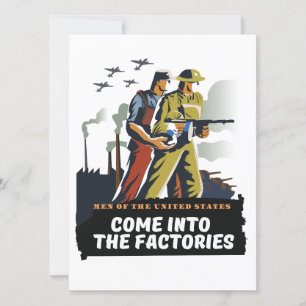 Carte Hommes des Etats-Unis, affiche 2ÈME GUERRE MONDIAL