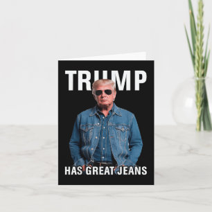 Carte Hommes Femmes Trump A De Grands Jeans Mème Drôle