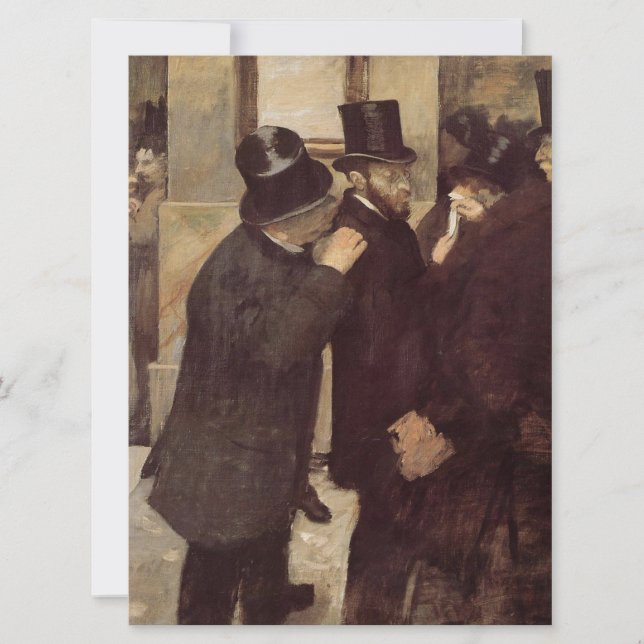 Carte Hommes riches à la bourse des Stocks (par Edgar De (Devant)