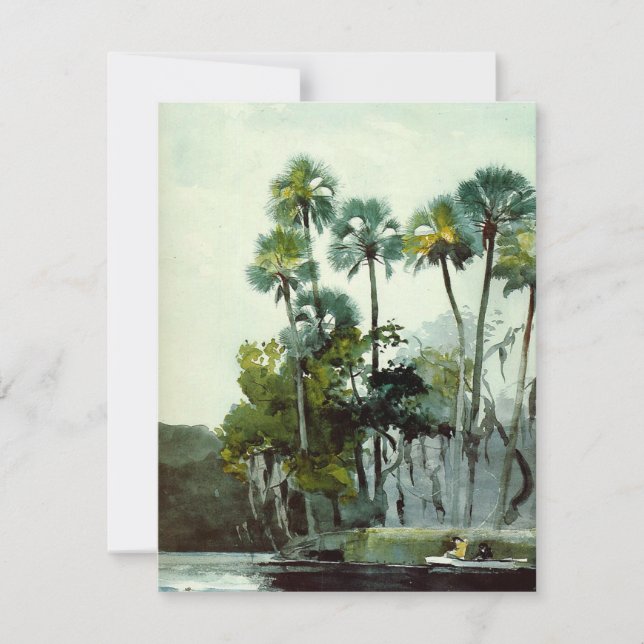 Carte Homosassa, peinture d'art de Floride (Devant)
