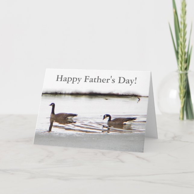 Carte Honkers - Oies du Canada (Devant)