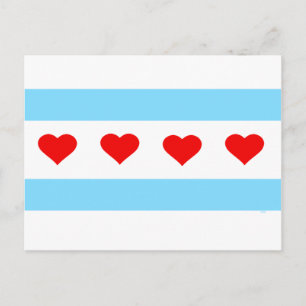 Carte honoraire Chicago Hearts and Stripes Forever