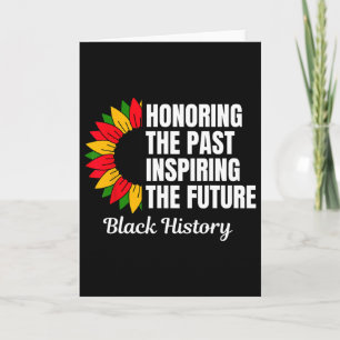 Carte Honorer le passé Inspirer l'avenir Histoire noire