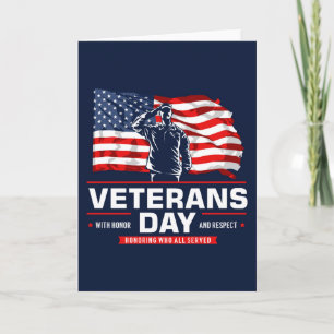 Carte honorer tous ceux qui ont servi