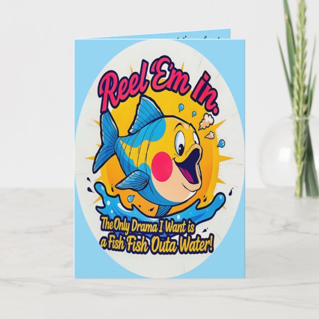 Carte Hooked on You Birthday  (Devant)