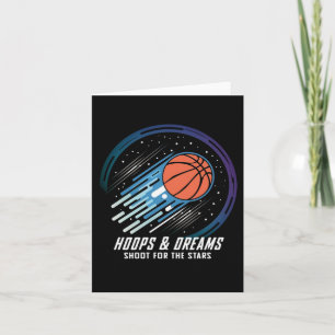 Carte Hoops And Dreams - Basketball Amateurs Cadeau