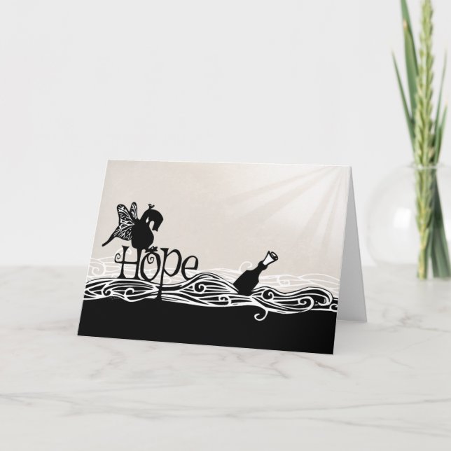 Carte Hope. A Greeting Card Whoa Qwirk (Devant)