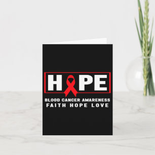 Carte Hope Blood Cancer - Red Ribbon Blood Cancer Award