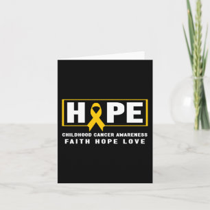 Carte Hope Childhood Cancer - Children Cancer Awards