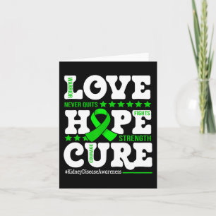 Carte Hope Cure Warrier Kidney Disease Awareness Support