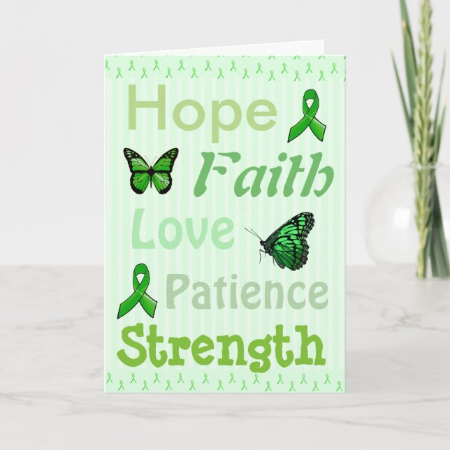 Carte Hope, Faith Encouragement Lyme Disease (Devant)