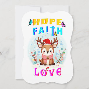 Carte Hope Faith Love