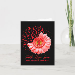 Carte Hope Love Cerveau Aneurysm Sensibilisation Surviva