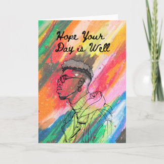 Carte Hope Your Day Is Well – Encouraging Greeting