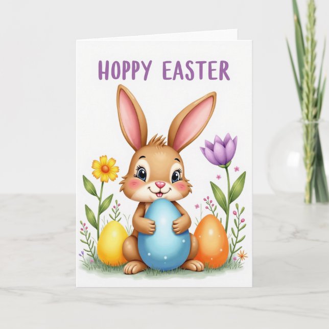 Carte Hoppy Easter Friend Card (Devant)