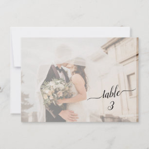 Carte Horizontal ✨ belle photo de Mariage de couple défr