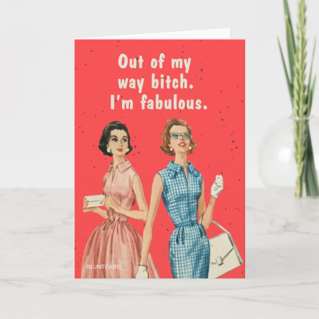 Carte Hors de mon chemin ! (Devant)