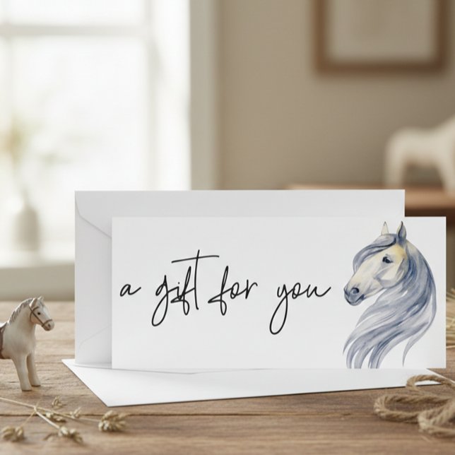 Carte Horse Business Riding Services Certificat cadeau (Créateur téléchargé)