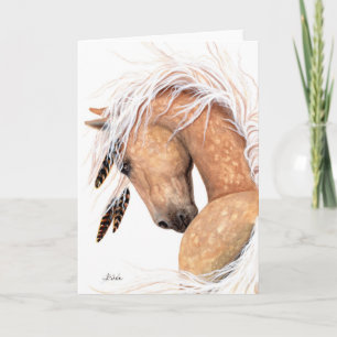 Carte Horse Majestic Palomino par BiHrLe Card