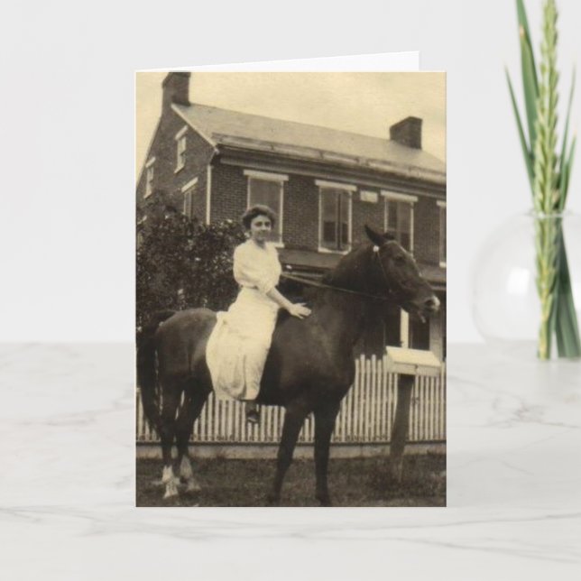 Carte Horsewoman (Devant)