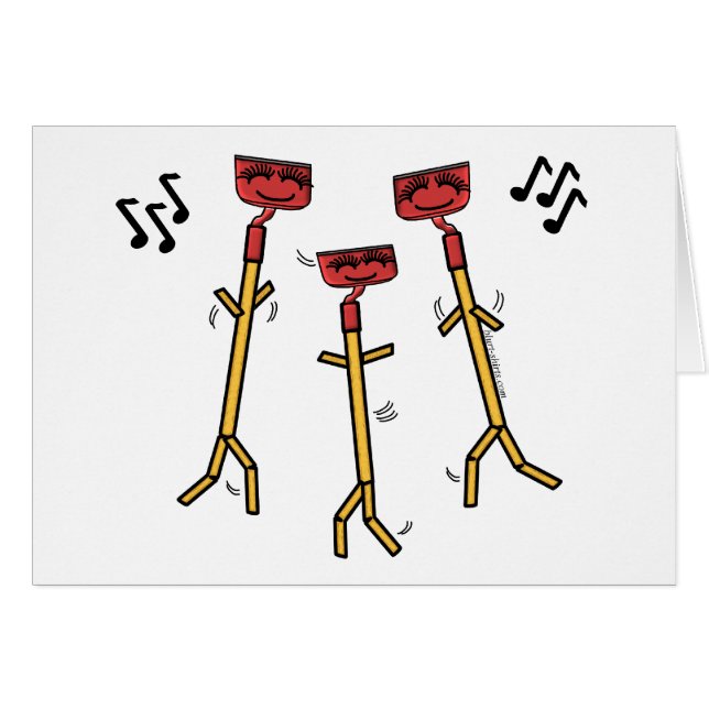 Carte Hos de danse (Devant Horizontal)