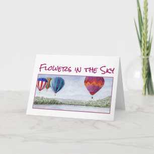Carte Hot Air Balloons Card