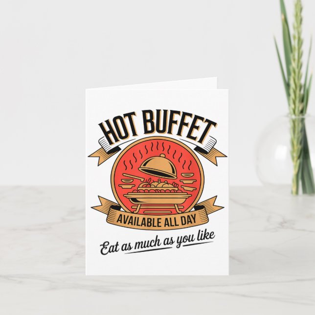 Carte Hot Buffet Available All Day Eat As Much As You Li (Devant)