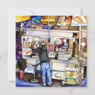 Carte Hot Dog God, New York