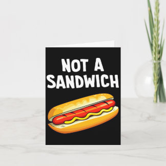 Carte Hot dog not a sandwich performance