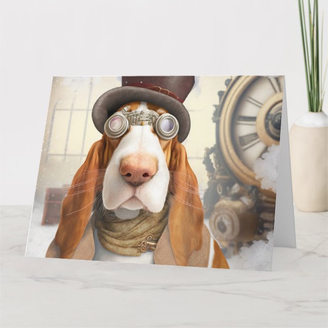 Carte Hound Steampunk Basset (Devant)