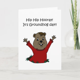 Carte Hourra son jour de Groundhog 2