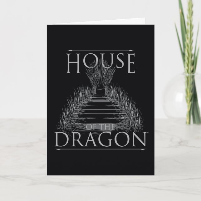 Carte HOUSE of the Dragon | Iron Throne Graphic (Devant)