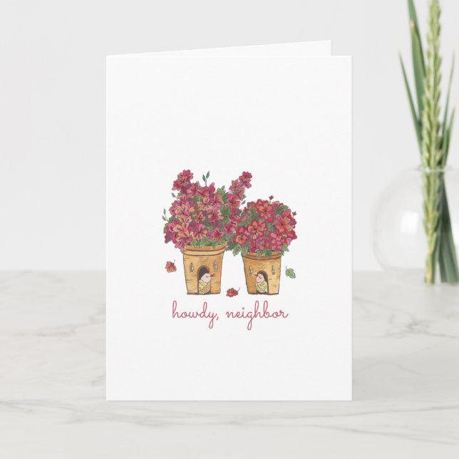 Carte Howdy Neighbor Valentine's Day (Devant)