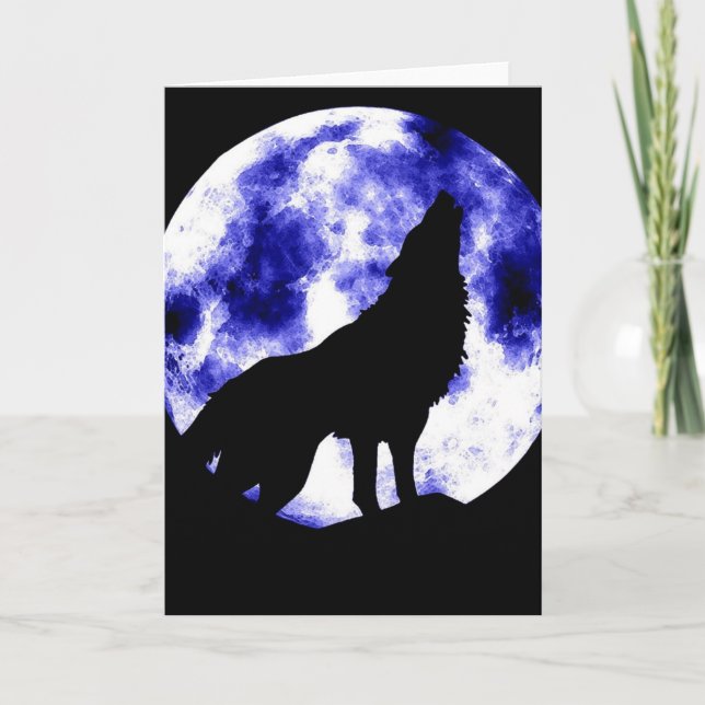 Carte Howling Wolf à Moon (Devant)
