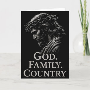 Carte Hugvyn Dieu Famille Pays Jésus Foi Chrétienne Mi