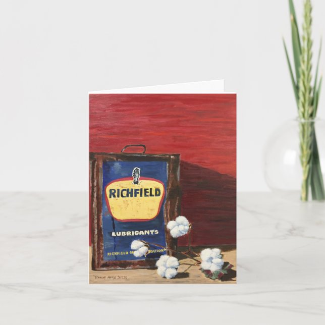 Carte Huile et coton (Devant)