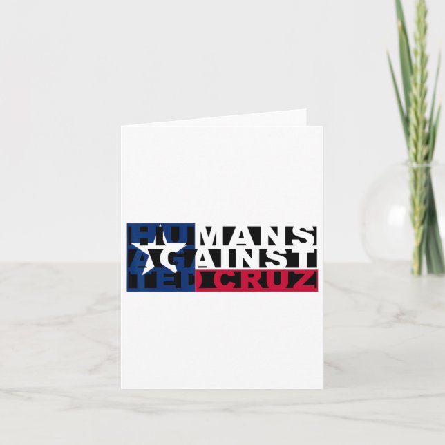 Carte Humains contre Ted Cruz (Devant)