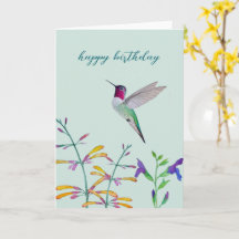 Hummingbirds and Flowers