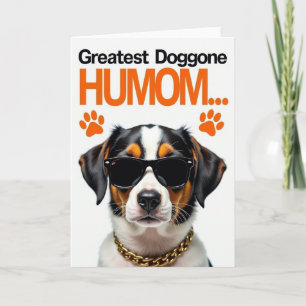 Carte Humom Chien Magnifique