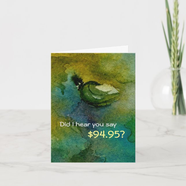 Carte humoristique 95e anniversaire (Devant)