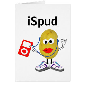 carte humoristique de parodie de "ispud"