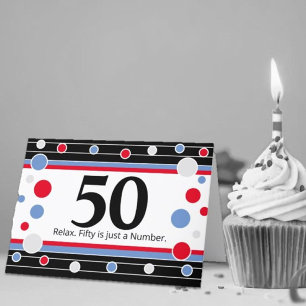Carte humoristique du 50e anniversaire ! Carte