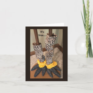Carte Humoristique plus propre que des chaussettes sur u