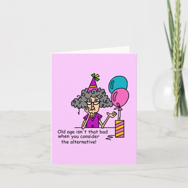 Carte Humour alternatif d'anniversaire (Devant)