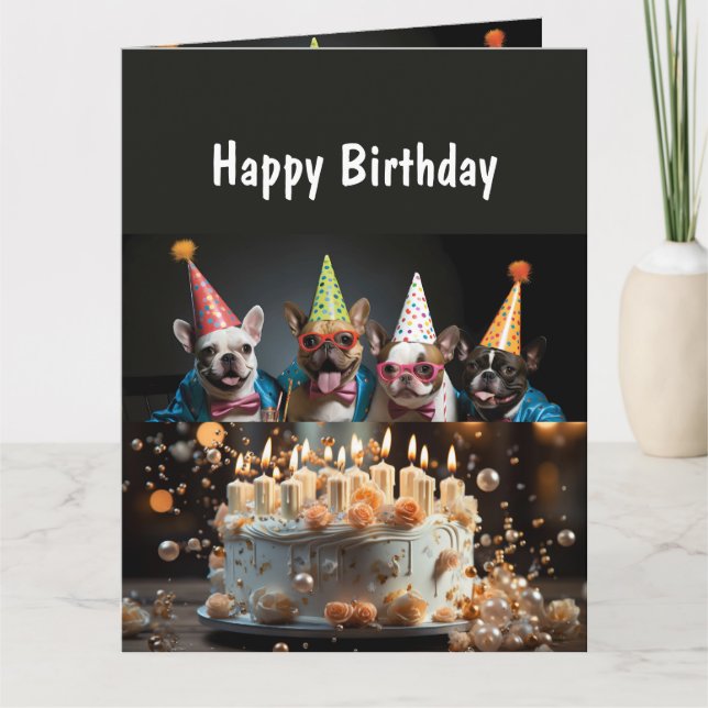 Carte Humour Animalier Amusant Anniversaire de Collègues (Devant)