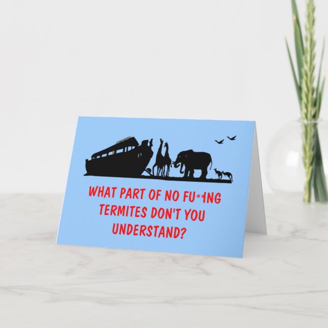 Carte Humour athée (Devant)