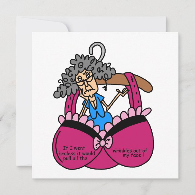 Carte Humour Bras et Wrinkles (Devant)